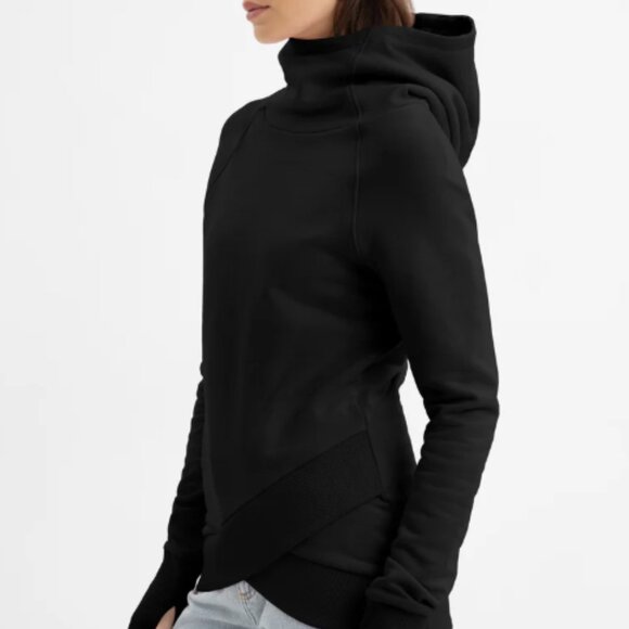 🏷 Marcella NYC | "Geneva" Hooded Pullover Sweatshirt - M, Black - Picture 6 of 6